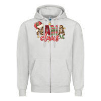 Dove Grey nana claus Zipper Hoodie - MaliasSmallBusiness