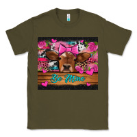 Army Green be mine valentine's day cow Classic Tee - Jasminsmagicworld