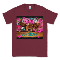 Burgundy be mine valentine's day cow Classic Tee - Jasminsmagicworld