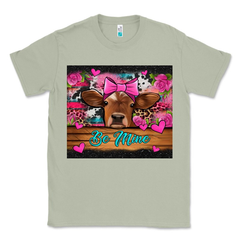 Be Mine Valentine's Day Cow Classic Tee by Jasminsmagicworld | Teevron