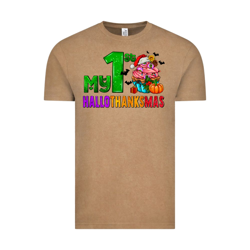 My First Hallothanksmas Vintage Tee by AdoDesignShop | Teevron