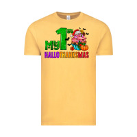 Vintage Mustard my first hallothanksmas Vintage Tee - AdoDesignShop