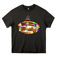 Asphalt Christmas football Heavy Core Tee - RanaPortraitStore
