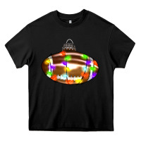 Black Christmas football Heavy Core Tee - RanaPortraitStore