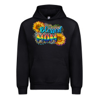 Black Blessed mom Urban Hoodie - CowGirlArtShop