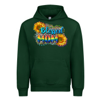 Forest Green Blessed mom Urban Hoodie - CowGirlArtShop