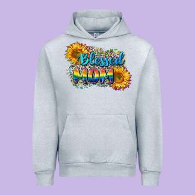 Blessed Mom Urban Hoodie Designed By Cowgirlartshop