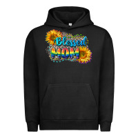 Pigment Black Blessed mom Urban Hoodie - CowGirlArtShop