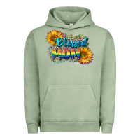 Pigment Oil Green Blessed mom Urban Hoodie - CowGirlArtShop