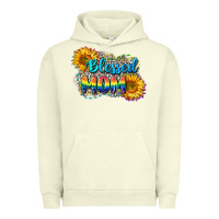 Pigment Pistachio Blessed mom Urban Hoodie - CowGirlArtShop