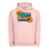 Pigment Salmon Blessed mom Urban Hoodie - CowGirlArtShop