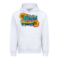 White Blessed mom Urban Hoodie - CowGirlArtShop