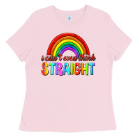 Bubblegum Pink i cant even think straight Ladies Tee - texasbilliewilder