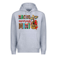 Heather Grey Nacho Average Mini Premium Hoodie - texasbilliewilder