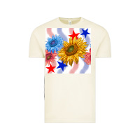 Vintage Arctic patriotic sunflowers Vintage Tee - BundleAndBundleShop