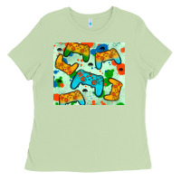 Matcha gaming controller Ladies Tee - JahusDesignShop