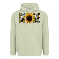 Matcha Sunflower Turquoise Cowhide Mom Heavyweight Hoodie - Bettercallsaul