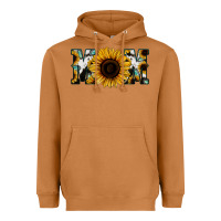 Meerkat Sunflower Turquoise Cowhide Mom Heavyweight Hoodie - Bettercallsaul