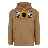Toasted Coconut Sunflower Turquoise Cowhide Mom Heavyweight Hoodie - Bettercallsaul