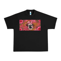 Black easter heifer with bunny ears and glasses license plate Urban Heavy Tee - Artiststas