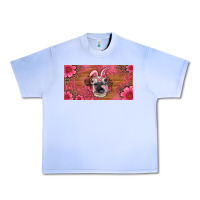 Grape Ice easter heifer with bunny ears and glasses license plate Urban Heavy Tee - Artiststas