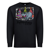 Black hippopotamus, Christmas Carols, Christmas, Christmas market, christmas Premium Sweatshirt - Bettercallsaul