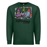 Sports Green hippopotamus, Christmas Carols, Christmas, Christmas market, christmas Premium Sweatshirt - Bettercallsaul
