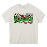 Cream sister soccer Heavy Core Tee - Zillion Design Studio
