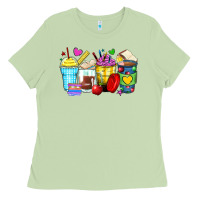 Matcha school coffee cups Ladies Tee - Zillion Design Studio