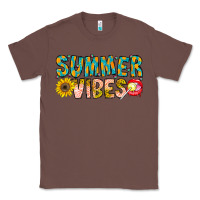 Chestnut Summer Vibes Classic Tee - CowhideDigitalArt