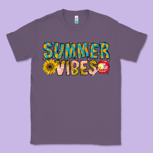 Summer Vibes Classic Tee Designed By Cowhidedigitalart