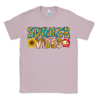 Lilac Summer Vibes Classic Tee - CowhideDigitalArt