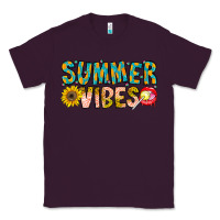 Plum Summer Vibes Classic Tee - CowhideDigitalArt