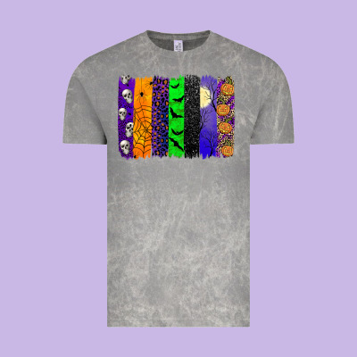 Halloween Brush Stroke Vintage Tee Designed By Jahusdesignshop