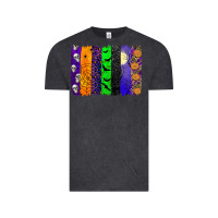 Vintage Black halloween brush stroke Vintage Tee - JahusDesignShop