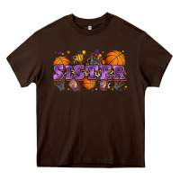 Chocolate Brown sister basketball Heavy Core Tee - Zillion Design Studio