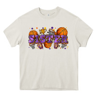 Cream sister basketball Heavy Core Tee - Zillion Design Studio