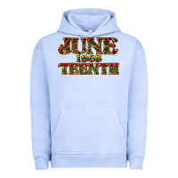 Pigment Grape Ice Juneteenth 1865 Urban Hoodie - HowdyJamesFarm
