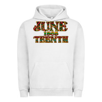 Pigment Lunar Rock Juneteenth 1865 Urban Hoodie - HowdyJamesFarm