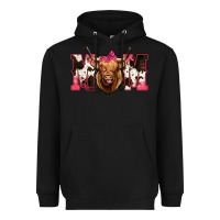 Black Highland Cow Mom Heavyweight Hoodie - Bettercallsaul