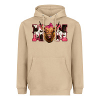 Mushroom Highland Cow Mom Heavyweight Hoodie - Bettercallsaul