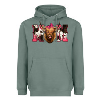Sage Highland Cow Mom Heavyweight Hoodie - Bettercallsaul