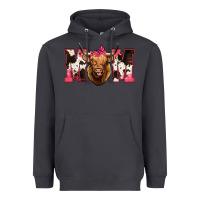 Smoke Highland Cow Mom Heavyweight Hoodie - Bettercallsaul
