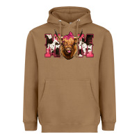 Toasted Coconut Highland Cow Mom Heavyweight Hoodie - Bettercallsaul