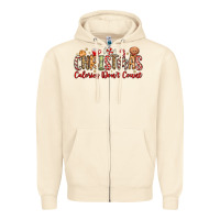 Sandshell christmas calories dont count Zipper Hoodie - MaliasSmallBusiness