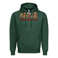 Sports Green christmas calories dont count Zipper Hoodie - MaliasSmallBusiness