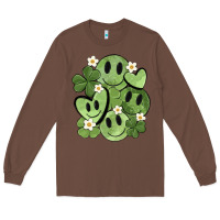 Chestnut st. patrick's day green smile Long Sleeve Tee - MaliasSmallBusiness