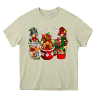 Mossy Christmas coffee gnome Heavy Core Tee - BarkalooDesign