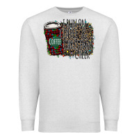 Oatmeal Heather I Run on Coffee and Christmas Cheer Premium Sweatshirt - Bettercallsaul