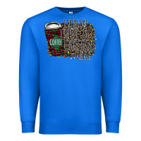True Royal I Run on Coffee and Christmas Cheer Premium Sweatshirt - Bettercallsaul